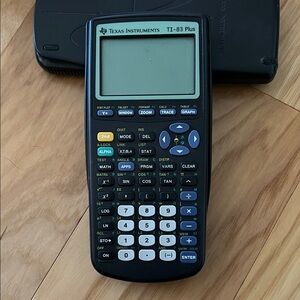 Texas Instruments TI-83 Plus with Blue and White Keypad